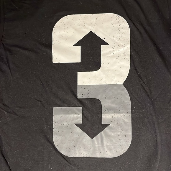 Baseballism 3Up 3Down Black Tshirt, Sz M - Picture 5 of 7